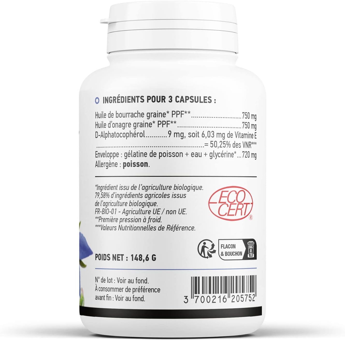 Bourrache Onagre BIO