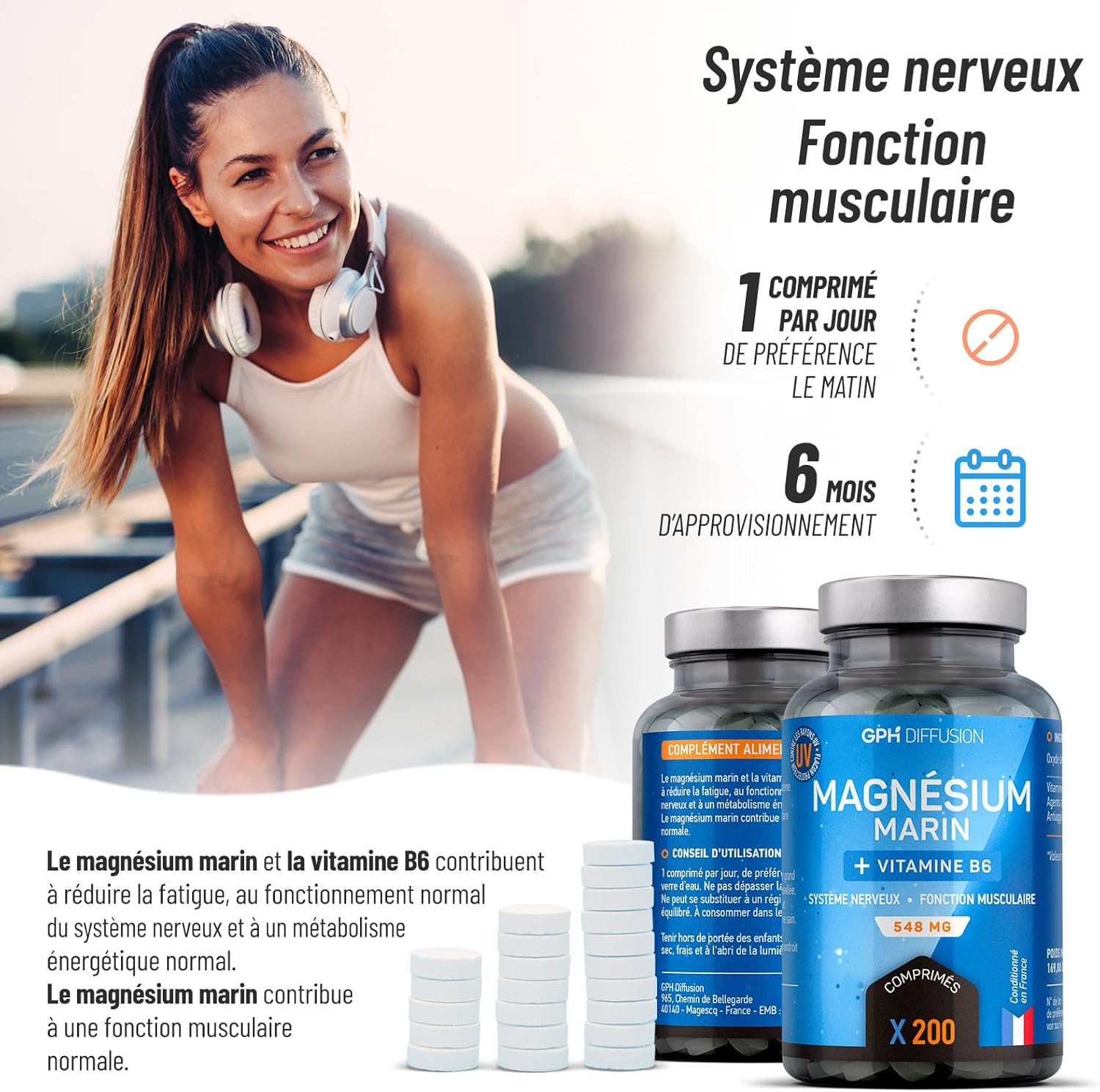 Magnésium Marin + Vitamine B6