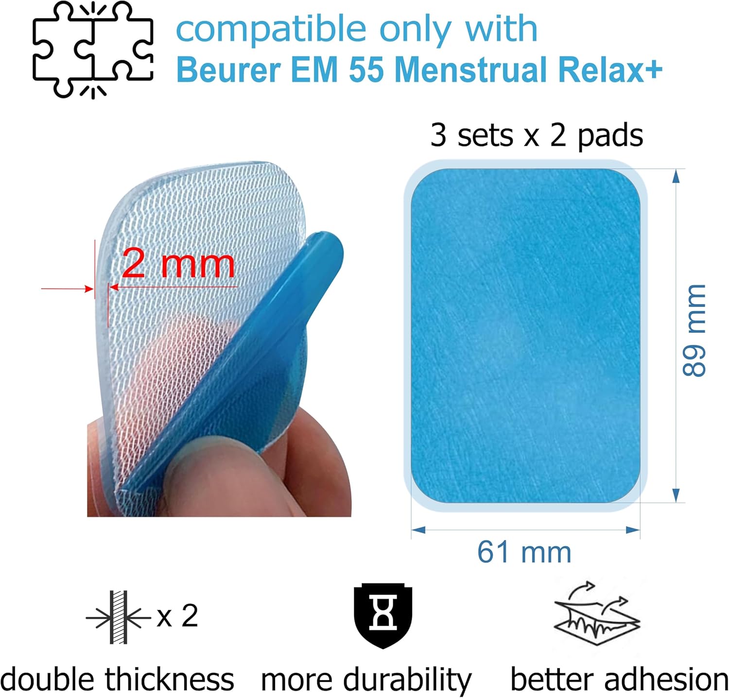 6 Gel-Pads Menstrual Relax+